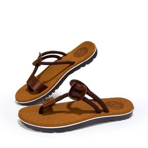 sandales tressées homme