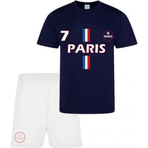 TENUE DE FOOTBALL Ensemble short et maillot de Paris bleu blanc