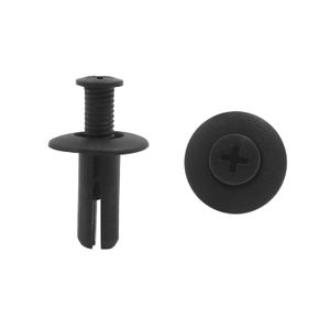 Lot De 25 Rivets Clips Métalliques 9,2 Mm - Pour Fixation Tableau De Bord Et Portières Voiture