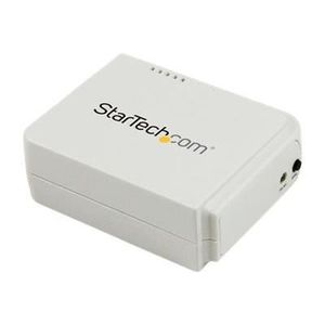 SERVEUR D'IMPRESSION STARTECH Serveur d'impression USB 2.0 sans fil N - Port Ethernet 10/100 Mb/s - 802.11 b/g/n et 150 Mb/s - Blanc