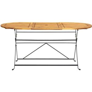 TABLE DE JARDIN  Table de jardin en bois d'acacia massif - vidaXL -