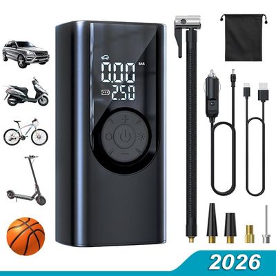 Compresseur Portable Xiaomi Mi Air Pump 2 - Gonfleur électrique Avec Lampe Torche - Neuf