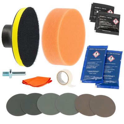 Kit Rénovation De Phares Opaques Par Polymérisation