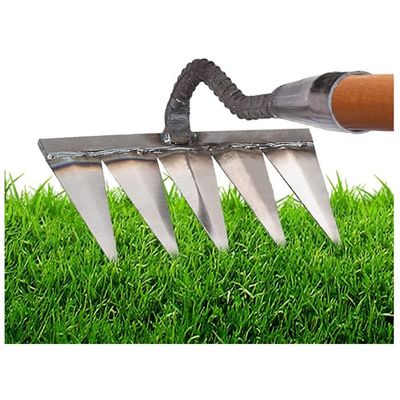 Râteau De Jardin Robuste En Métal De 189 Cm Avec 12 Dents Rateau A Arc Avec Long Manche Pour Ameublir Le Nivellement Du Sol Pelouse Agricole Noir 92123368