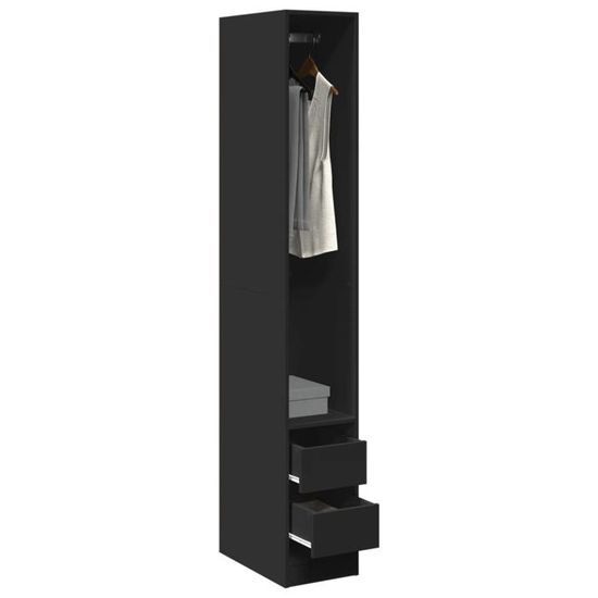 Armoire De Rangement - Garde-robe - Armoire Penderie Industrielle Noir 90x50x180 Cm Metal Pewv23888 Meuble Pro Armoire De Rangement - Garde-robe - Armoire Penderie Industrielle Noir 90x50x180 Cm Metal Pewv23888 Meuble Pro