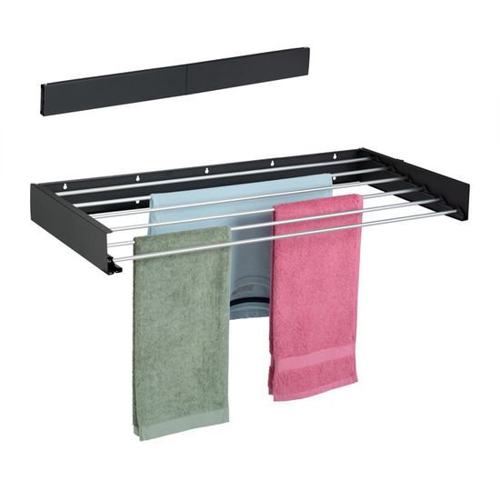 Support Mural Extensible pour séchoir à Linge, sèche-Linge Mural Peu Support Mural Extensible pour séchoir à Linge, sèche-Linge Mural Peu
