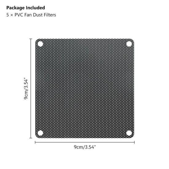 Ventilateur pour boitier,ventilateur de refroidissement 4 broches,8CM