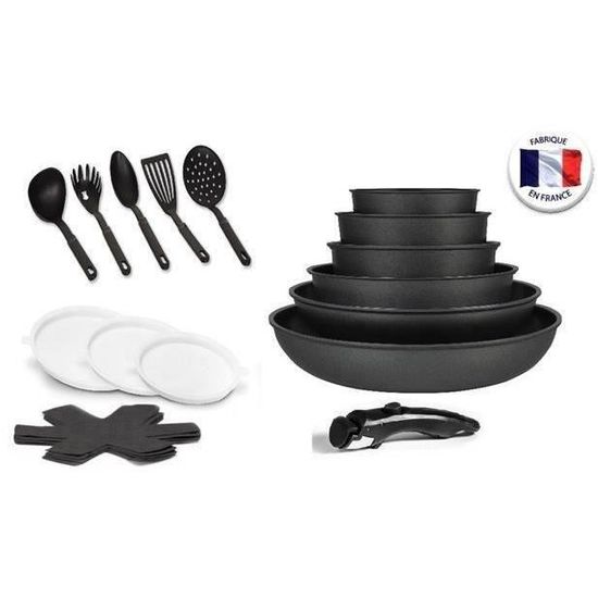 Arthur Martin AMBI20S Batterie De Cuisine 20 Pièces Inox Tous Feux Dont Induction
