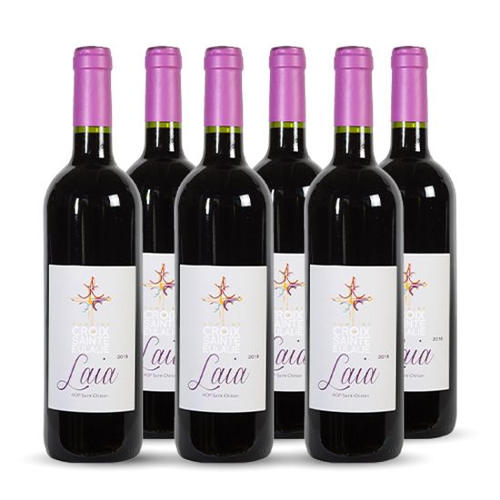 DOMAINE LA CROIX SAINTE EULALIE LAIA SaintChinian Rouge 2018 6x75cl