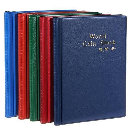 Livre Collection Pièces, Livre Pièces Commémoratives, Album Pour 250 Monnaies, Porte Pieces Monnaie Collection, Rangement Pièce Commémorative, Collection Album Pour Monnaie Médailles Jetons Insignes