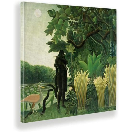 Tableau Sur Toile "La Sieste" De Paul Gauguin - Format 100x70 Cm, Cadre En Bois, Prêt à Accrocher, Fabriqué En Italie