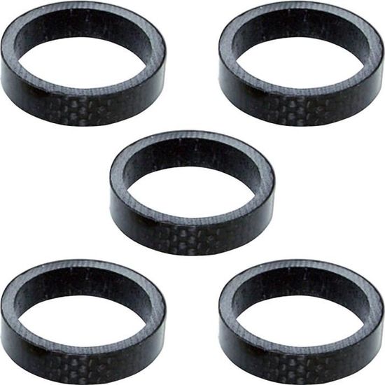 5x Entretoise direction potence velo 1 1-8" 28.6mm carbone cale ergonomique 10mm guidon vtt route ville