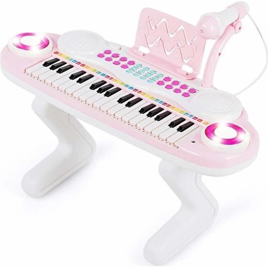 Homcom Piano pour enfants Piano Clavier Instrument de musique MP3