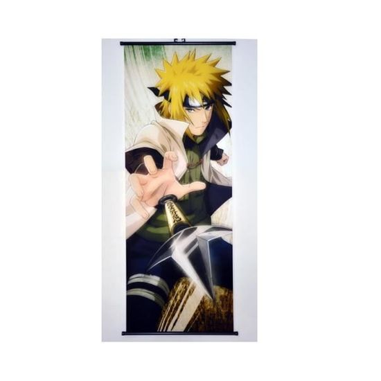 1 X Home Decor Naruto Namikaze Minato Cosplay Wall Scroll Poster 40x100cm Achat Vente Tableau Toile Cdiscount