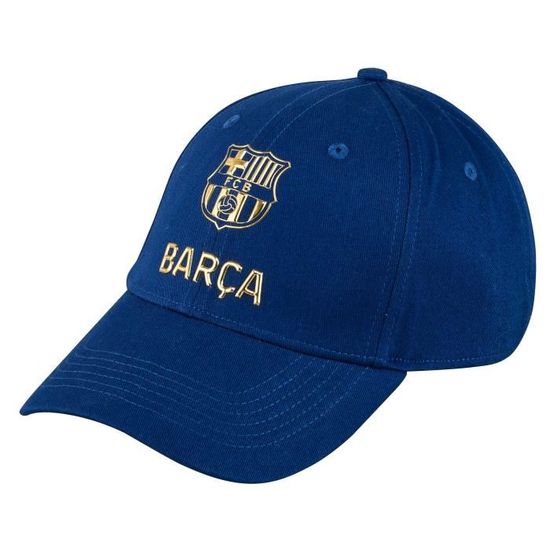 Casquette Enfant FC Barcelona Eix Blaugrana – Bleu/Grénat Officiel Barça – Taille Réglable S