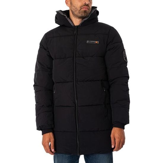 Veste Ellesse Rogeri Homme Noir Resistante a l eau Poches zippees Noir Cdiscount Pret a Porter