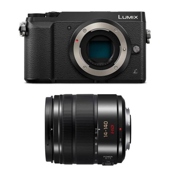 Appareil photo numérique sans miroir Panasonic Lumix G DMC-GX80H 16.0 MP 4K 10x zoom optique objectif 14-140 mm