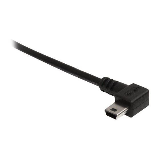 STARTECH Câble USB 2.0 A vers Mini B coudé à angle gauche de 1,8m Cordon USB vers Mini USB M