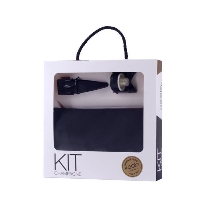 Set Champagne - Ouvre bouteille - Bouchon - Housse rafraichissante