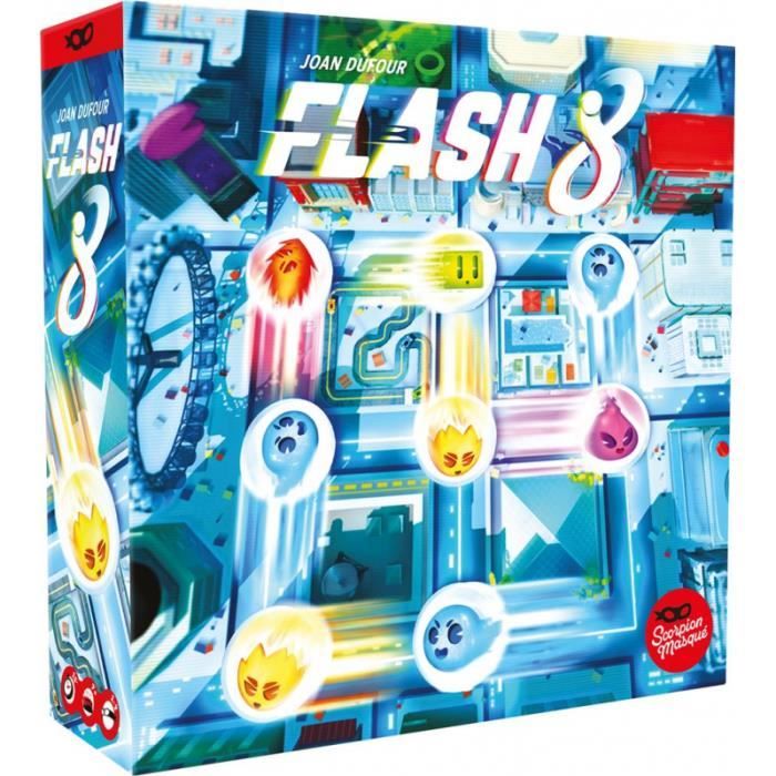 Flash 8 - Asmodee - Jeu de société - Jeu de rapidité - Puzzle