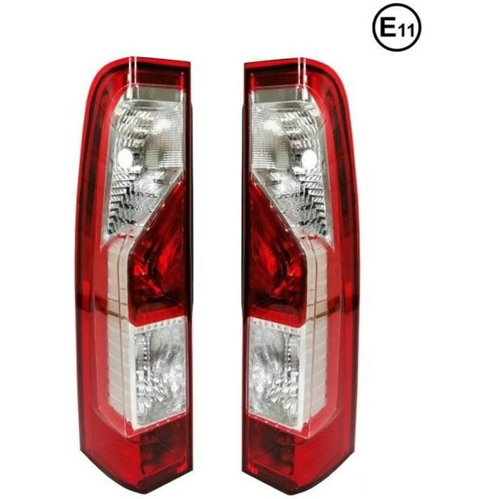 Feux Arriere Droit et Gauche Pour Renault Master Opel Movano 2010 + E11 ABS