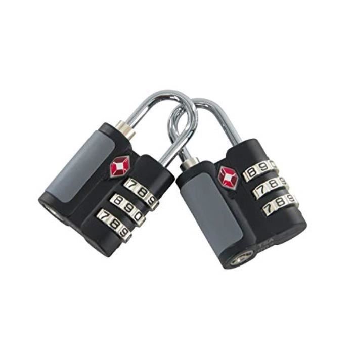 Bracelet De Montre Vendu Seul VABF4 Tsa approuvé Serrure à bagages en acier trempé manille, Open d'alerte Indicateur, facile à lire