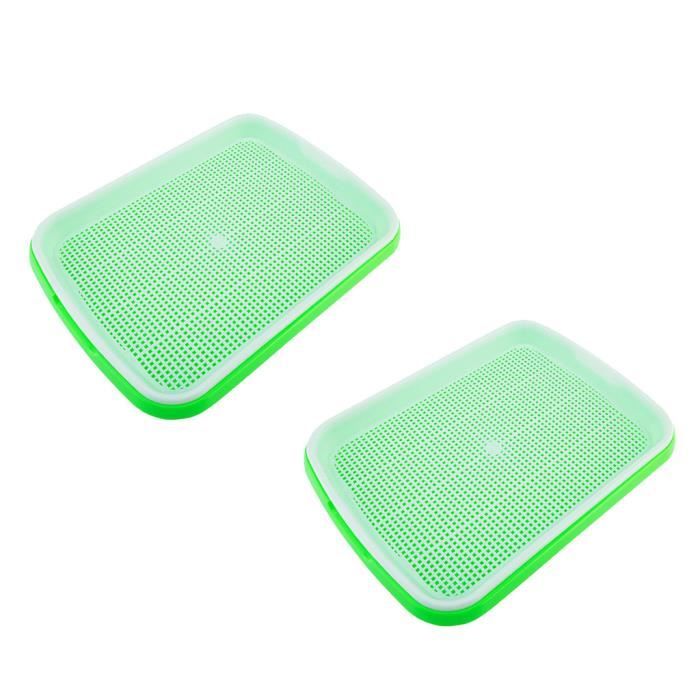 Système de jardinage hydroponique à la maison Plateau de semis Culture sans sol à double couche HG1131