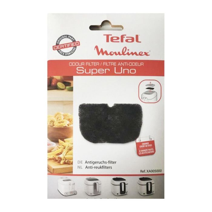 Cartouche filtre super uno friteuse moulinex xa004d00, xa005000