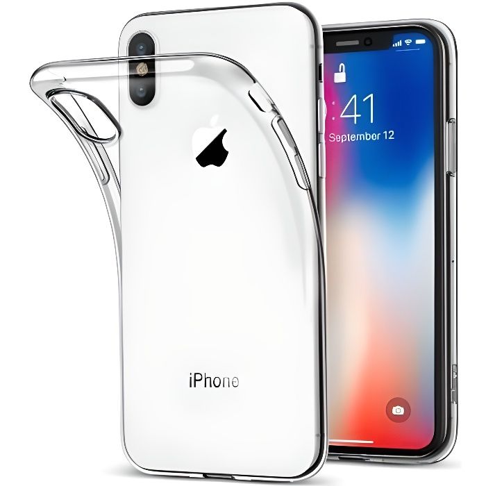 Coque silicone transparente pour Iphone X