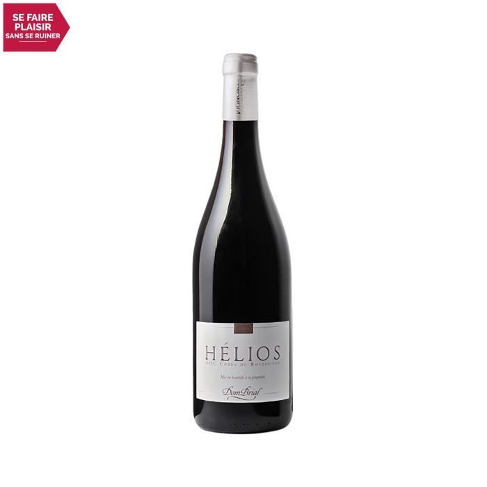 Côtes du Roussillon Hélios Rouge 2020 - 75cl - Dom Brial - Vin AOC Rouge du Languedoc - Roussillon - Cépages Syrah, Grenache, Mourvè