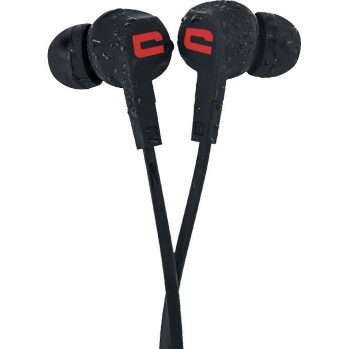 CROSSCALL Ecouteurs intra ipx6 anti eclaboussures - Noir