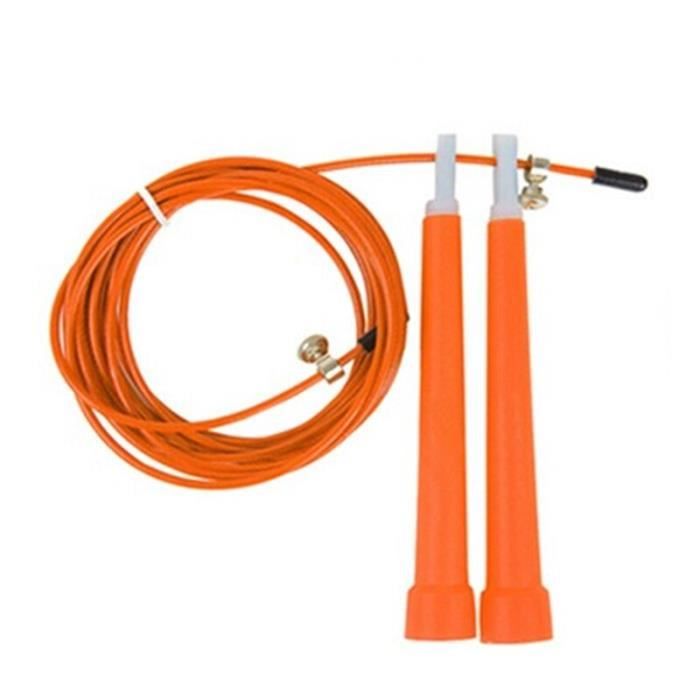 Accessoires Fitness - Musculation,Corde à sauter de corde à sauter de corde à sauter de 3m avec la poignée rapide - Type Orange
