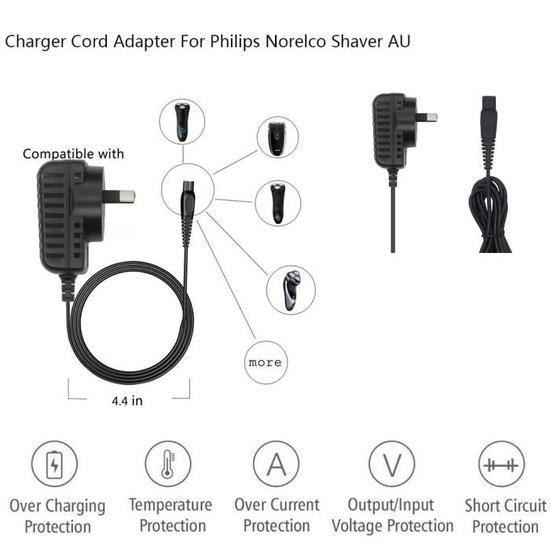 15V 0.36A rasoir électrique Chargeur adaptateur secteur pour Philips Norelco rasoir HQ8505 AU_poi3054