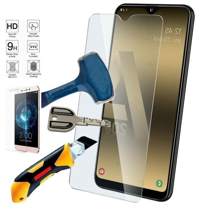 Vitre de Protection en Verre Trempé pour Samsung Galaxy a20e Anti Casse Antichoc Anti Rayure