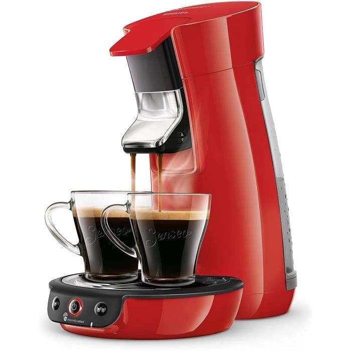 Machine à Café à Dosettes SENSEO Viva Café Rouge