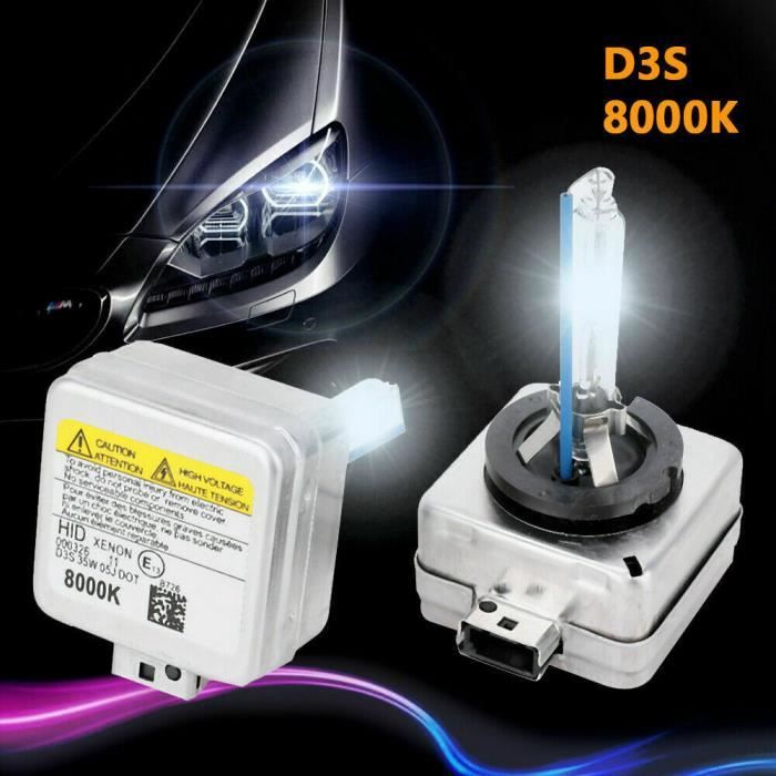 2 X AMPOULES D3S 35W LAMPE REMPLACEMENT FEU XENON HID 8000K