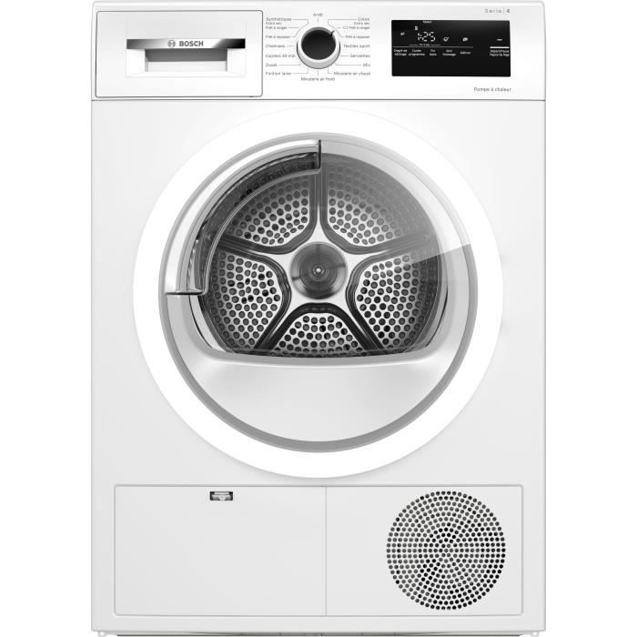 Sèche-linge pompe à chaleur BOSCH WTH83V13FR Blanc