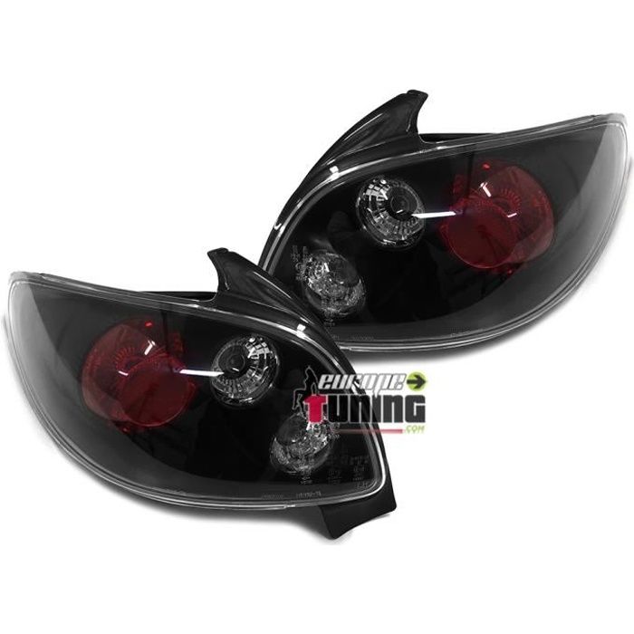 FEUX TUNING LEXUS NOIRS PEUGEOT 206 et 206 + (03408)