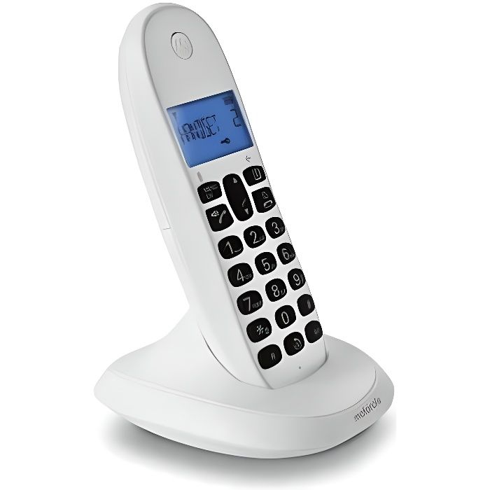 téléphone sans fil Motorola C1001 Blanc