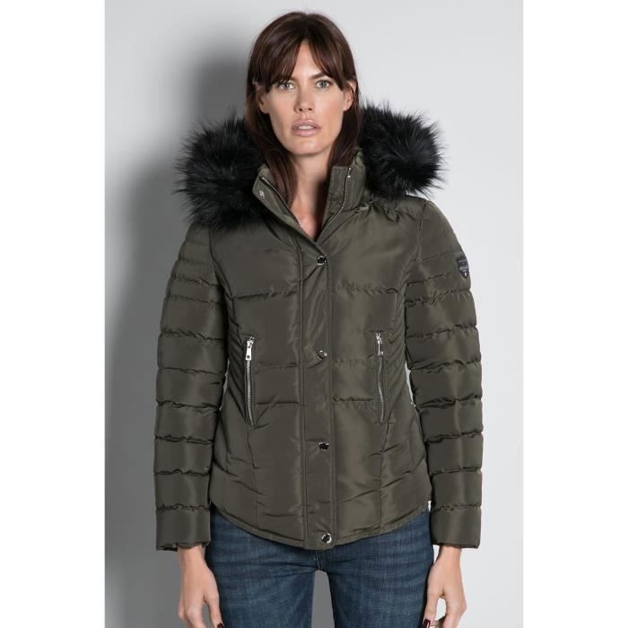 DEELUXE Doudoune à capuche LEONA Dark Khaki