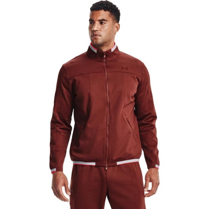 Veste de survêtement Under Armour recoverKnit - bordeaux/noir - M