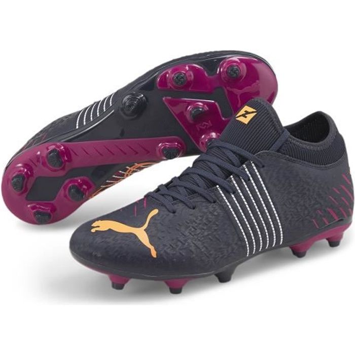 Chaussures de football de football Puma FUTURE Z 4.2 FG/AG - noir/violet/jaune
