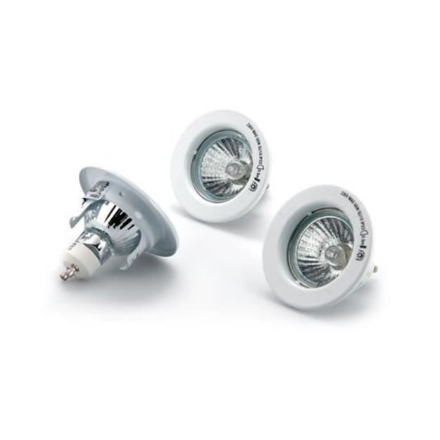 Lot de 3 spots halogènes encastrables Philips / Massive