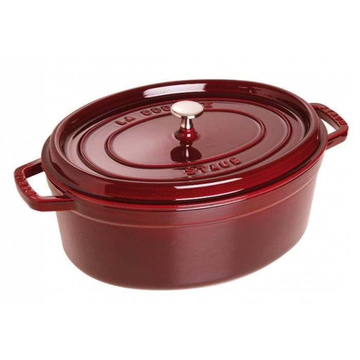 Cocotte Fonte Emaillée Ovale Grenadine 31cm - 5…