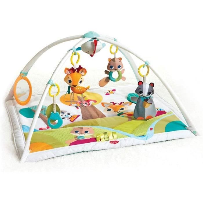 TINY LOVE Tapis de jeu luxe Gymini Into the Forest, avec arches amovibles et jouet musical