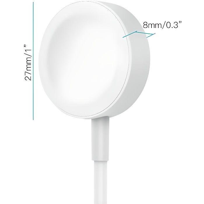 VSHOP® Câble de Charge magnétique pour Apple Watch/iWatch 38mm 40mm 42mm 44mm/Apple Watch Series 1,2,3,4. (1M)