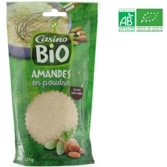 Poudre d'amande Bio - 125 g