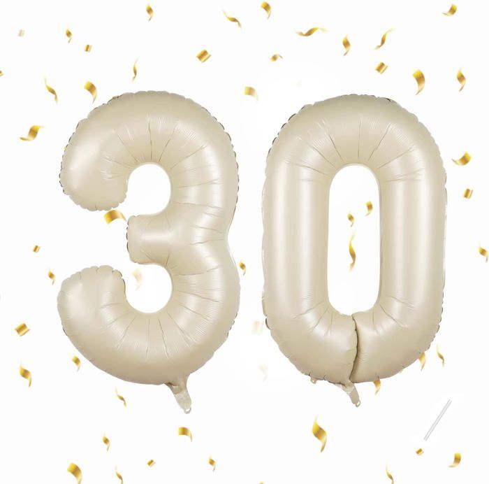 Ballon Géant Chiffre 0 En Plastique Doré - 100 Cm, Pour Anniversaire, Mariage, Déco événement, Réutilisable