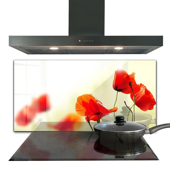 Tulup Image Sur Verre Trempé Tableaux 125x50 - Flamants Et Plantes