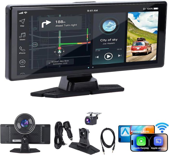 Alarme Camping-Car WiFi 4G - 2 Sirènes 130dB - 5 Détecteurs Portes/Fenêtres + Mouvement - Surveillance 24h